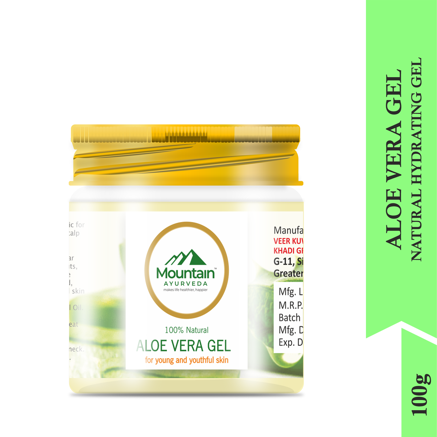 Mountain Ayurveda Aloe Vera 100g