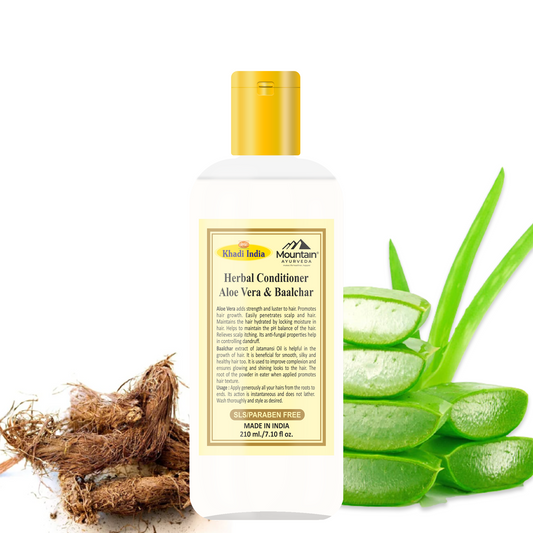 Khadi Herbal Aloe Vera & Balchar Hair Conditioner 210 ml