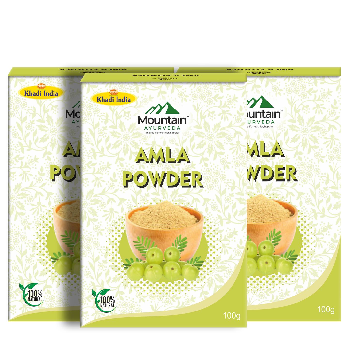 Mountain Ayurveda Amla Powder 100g (Pack of 3)