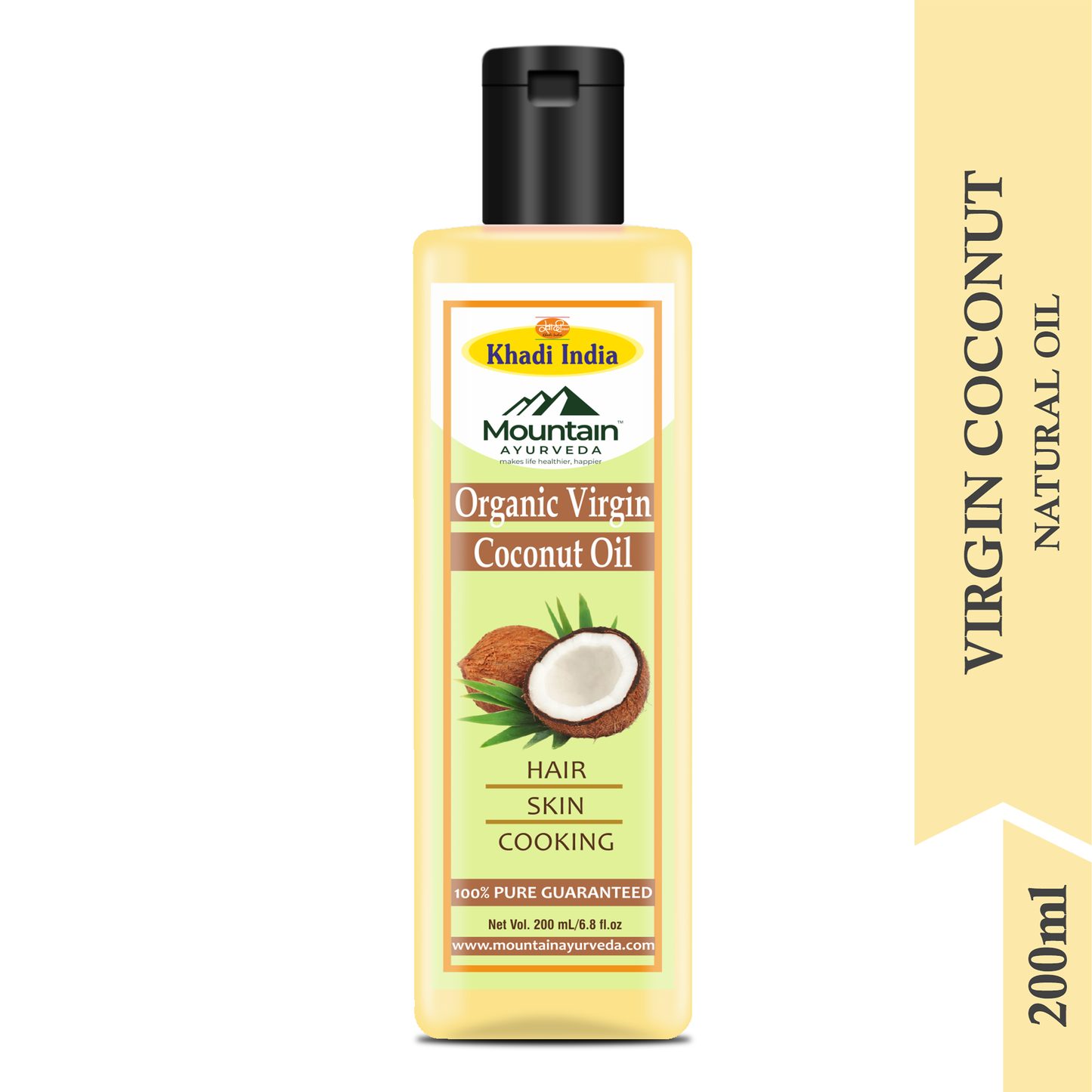 Mountain Ayurveda Pure Coconut Oil 200 ml