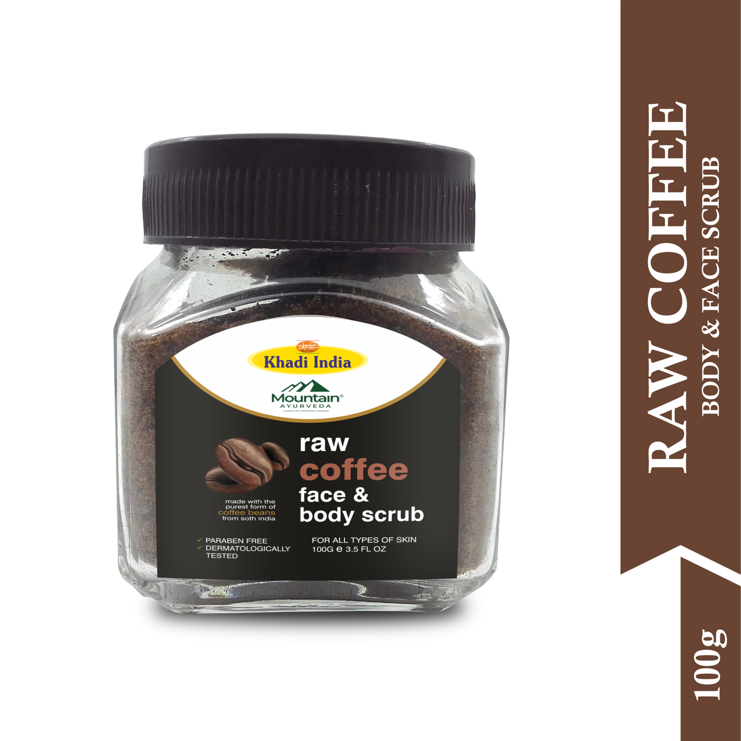 Mountain Ayurveda Raw Coffee Body Scrub 100g