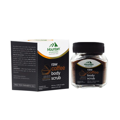 Mountain Ayurveda Raw Coffee Body Scrub 100g