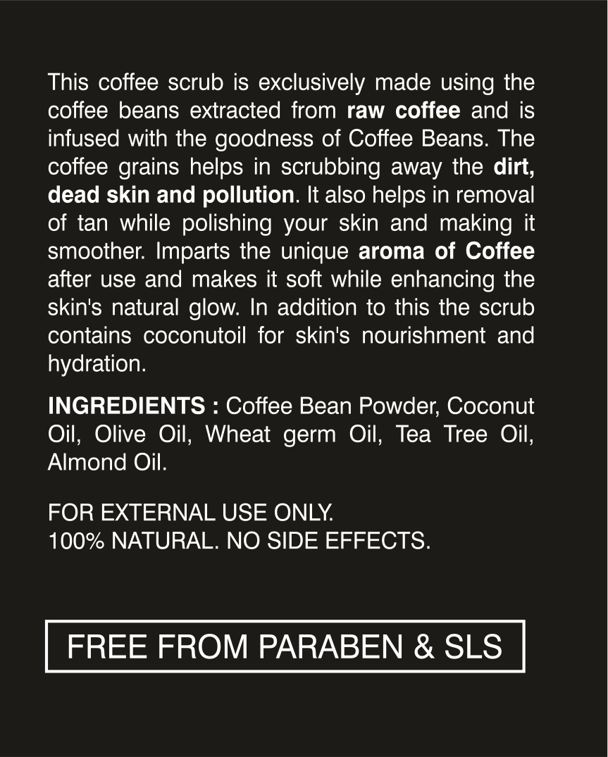 Mountain Ayurveda Raw Coffee Body Scrub 100g