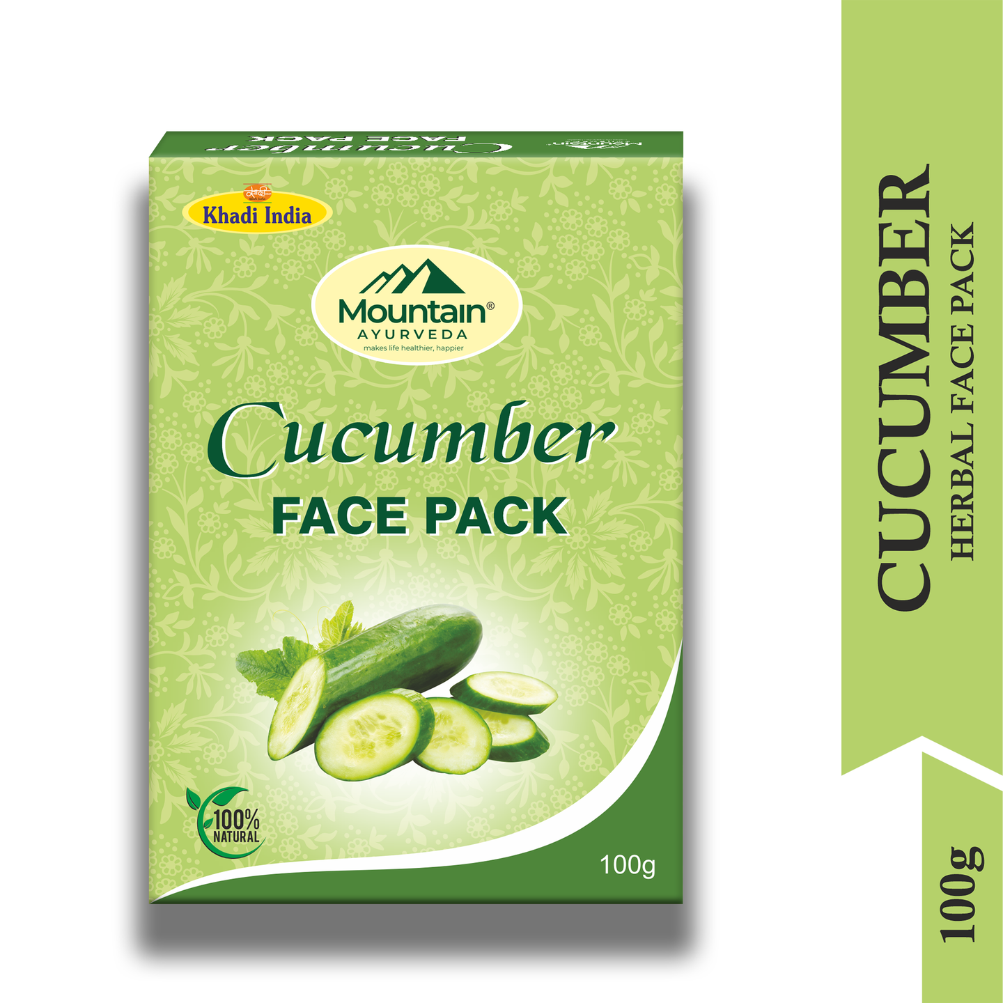 Mountain Ayurveda Cucumber Face Pack 100g (Pack of 2)