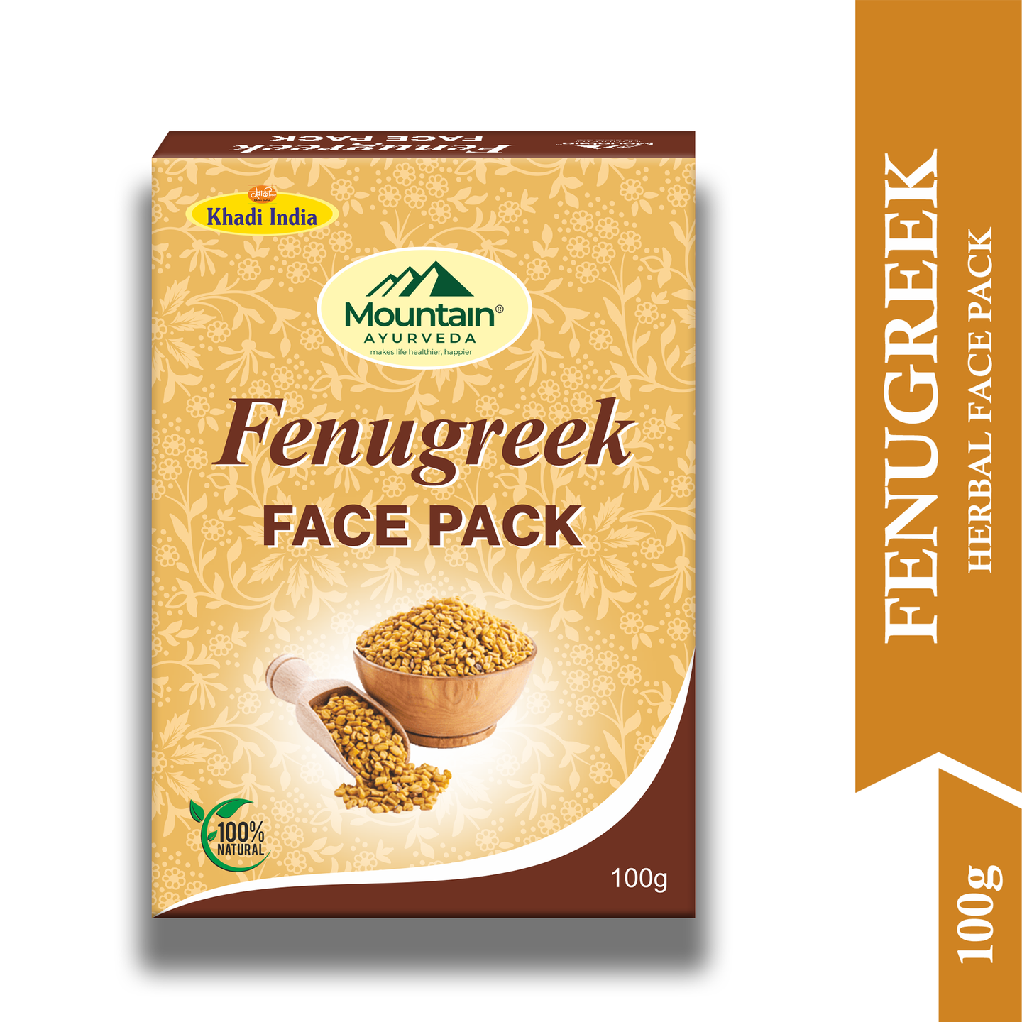 Mountain Ayurveda Fenugreek Face Pack 100g (Pack of 2)