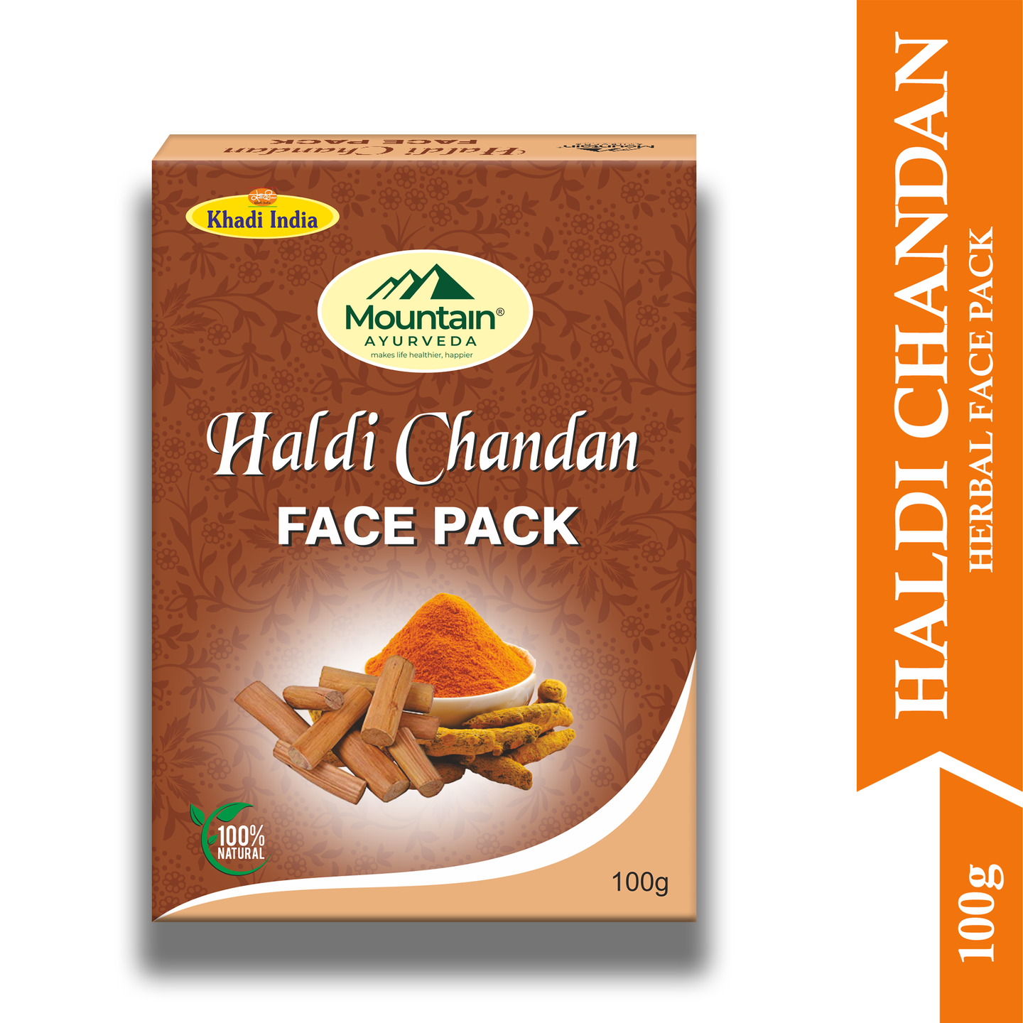 Mountain Ayurveda Haldi Chandan Face Pack 100g (Pack of 2)