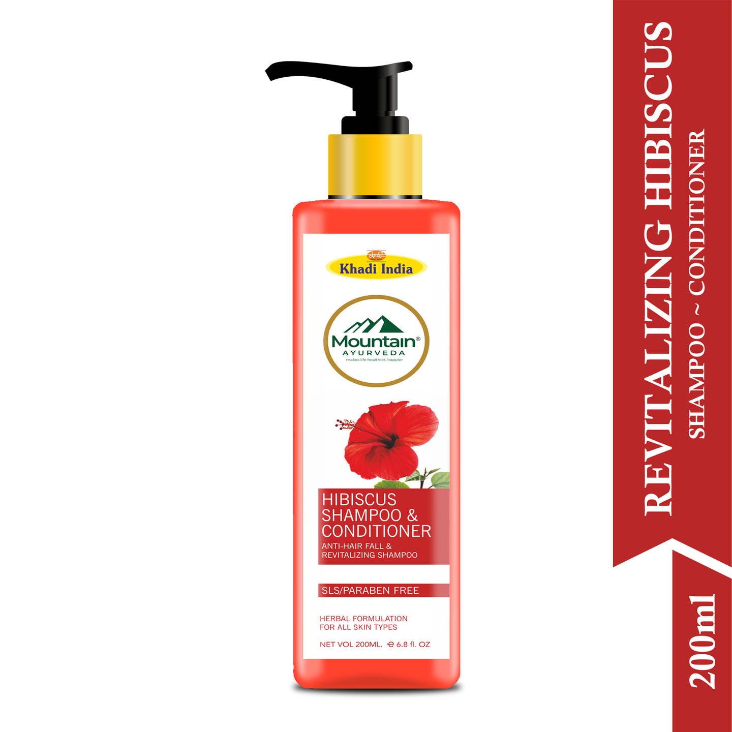 Mountain Ayurveda Hibiscus Shampoo 200 ml