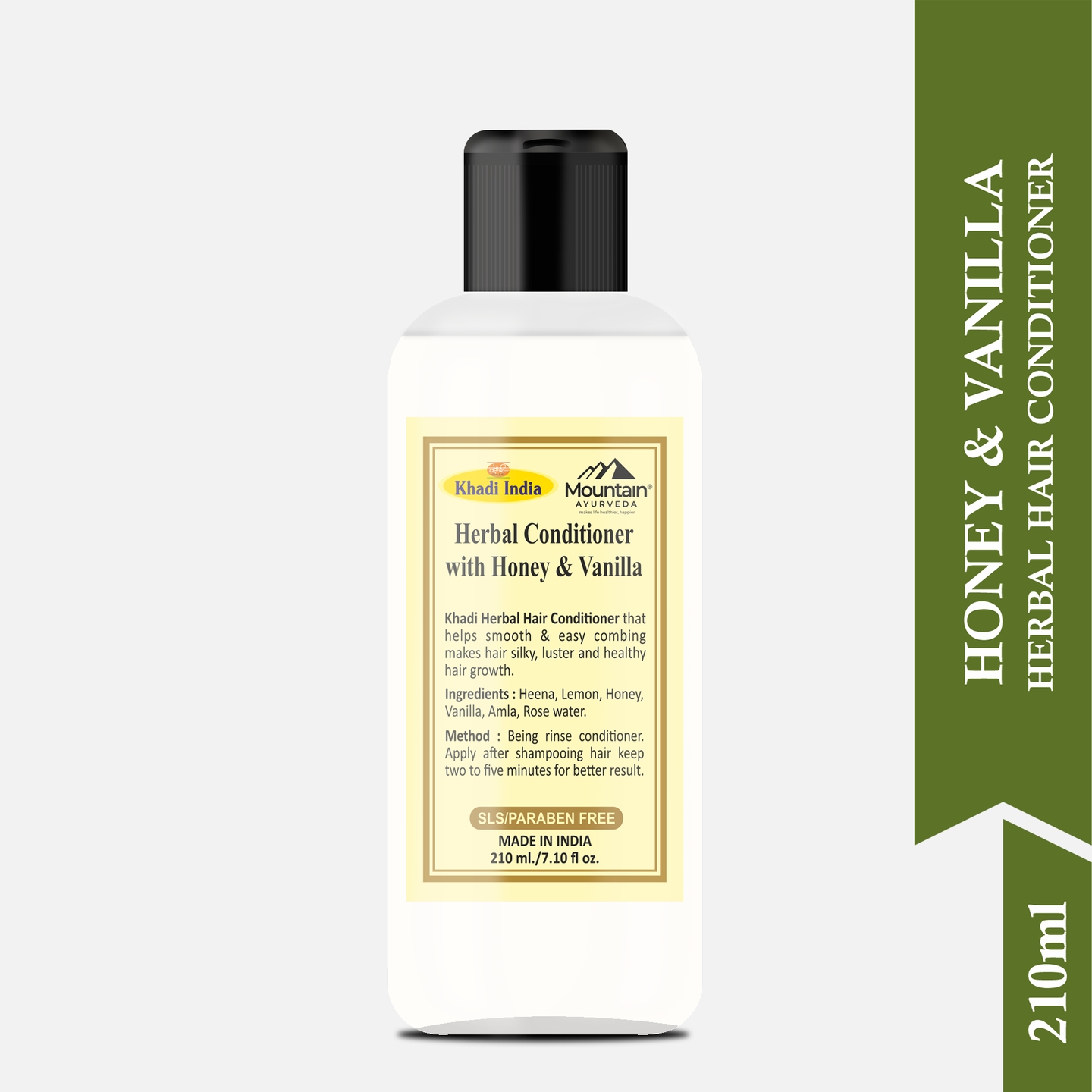 Khadi Herbal Honey & Vanilla Hair Conditioner 210 ml