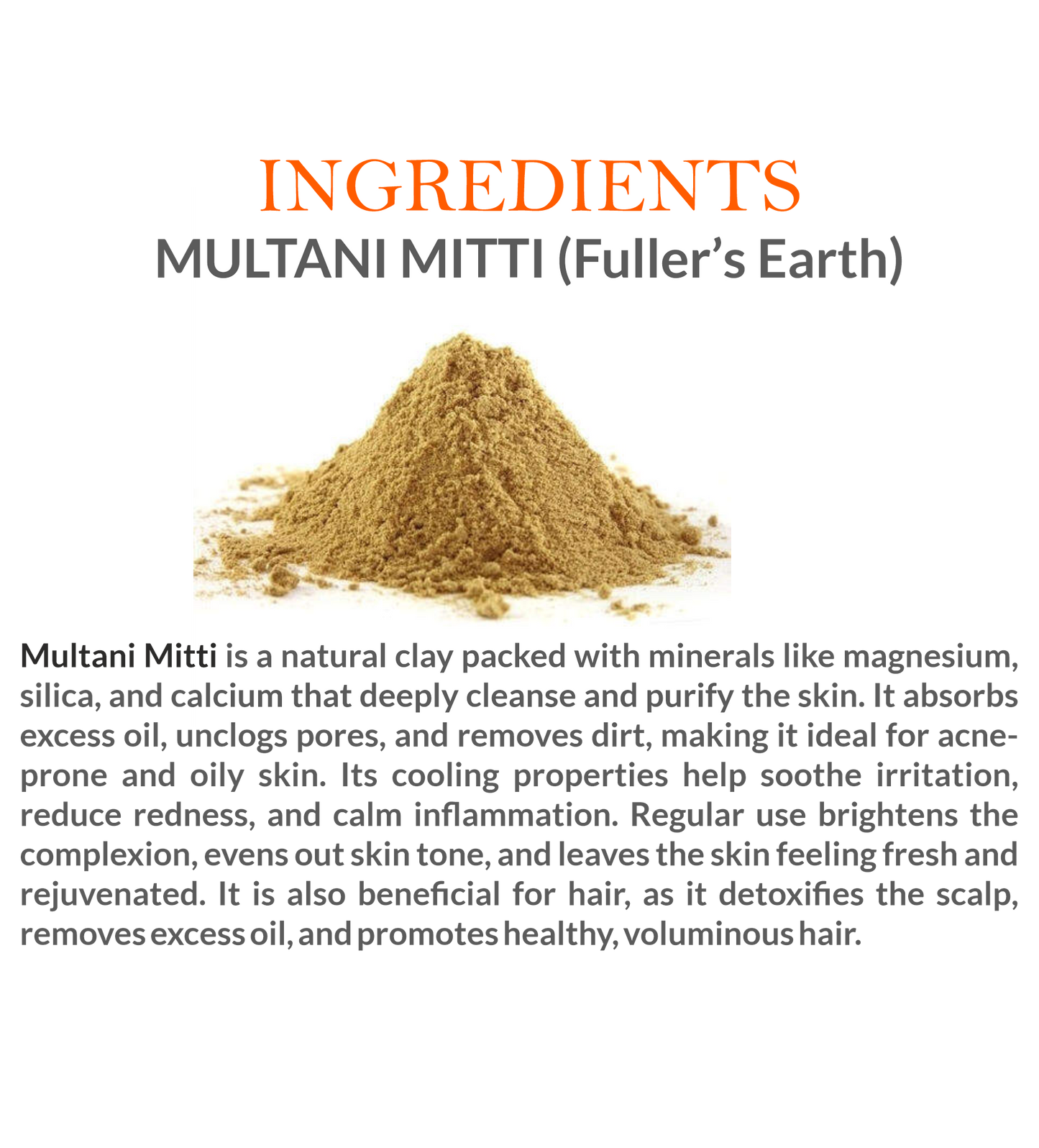 Mountain Ayurveda Multani Mitti 100g (Pack of 3)