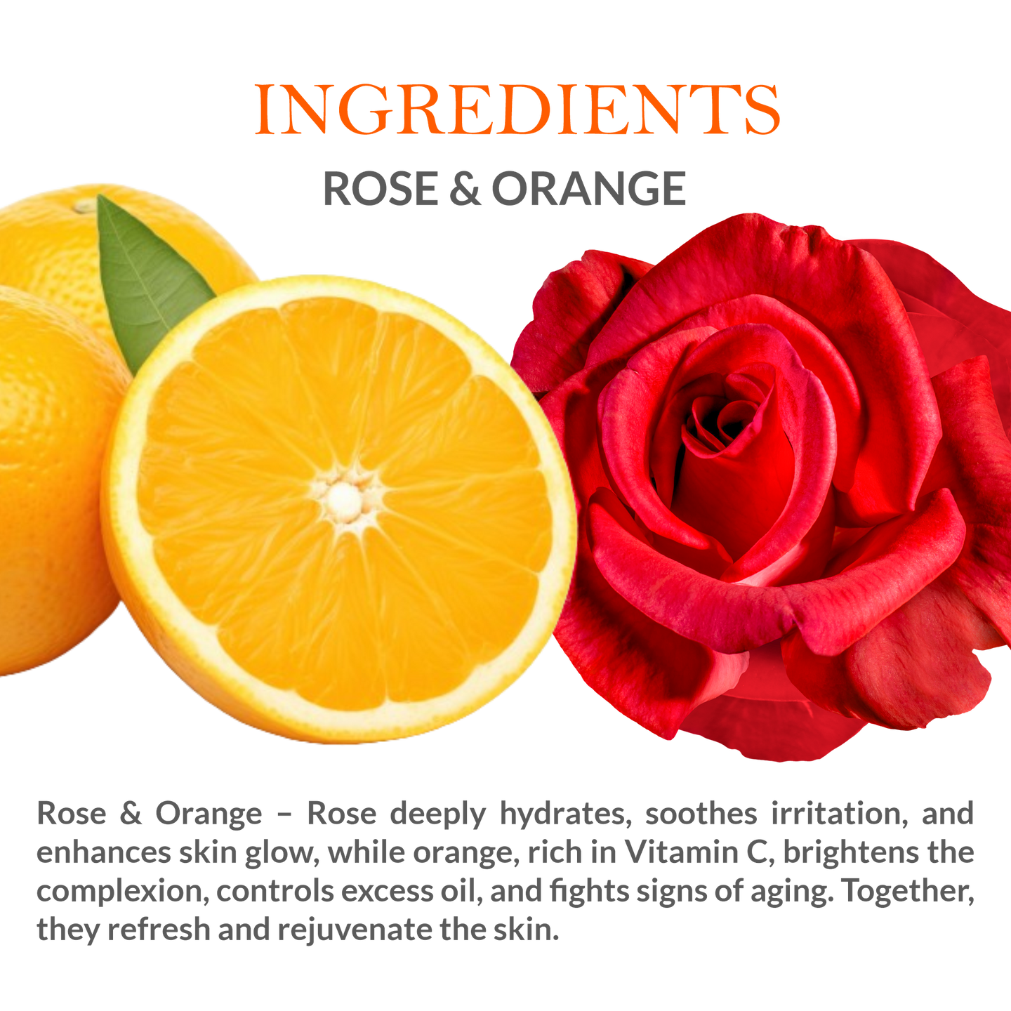 Khadi Rose & Orange Face Pack 50g (Pack of 2)