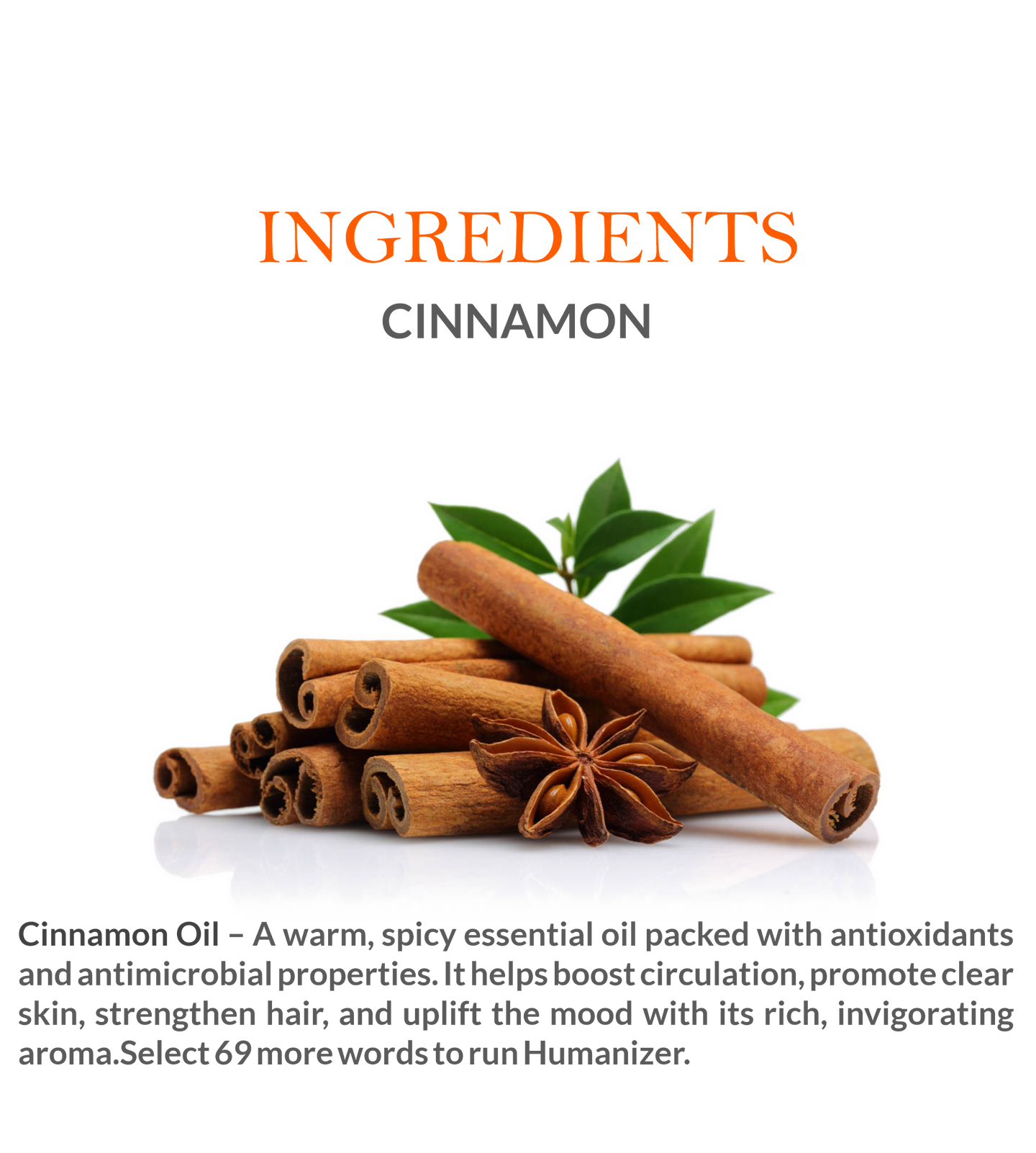 Khadi Cinnamon Essential Oil 10 ml