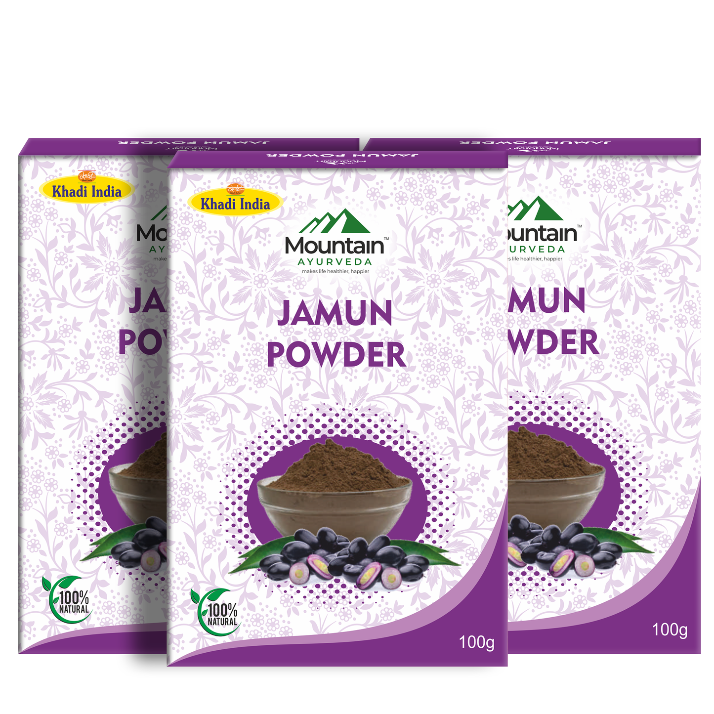 Mountain Ayurveda Jamun Powder 100g (Pack of 3)