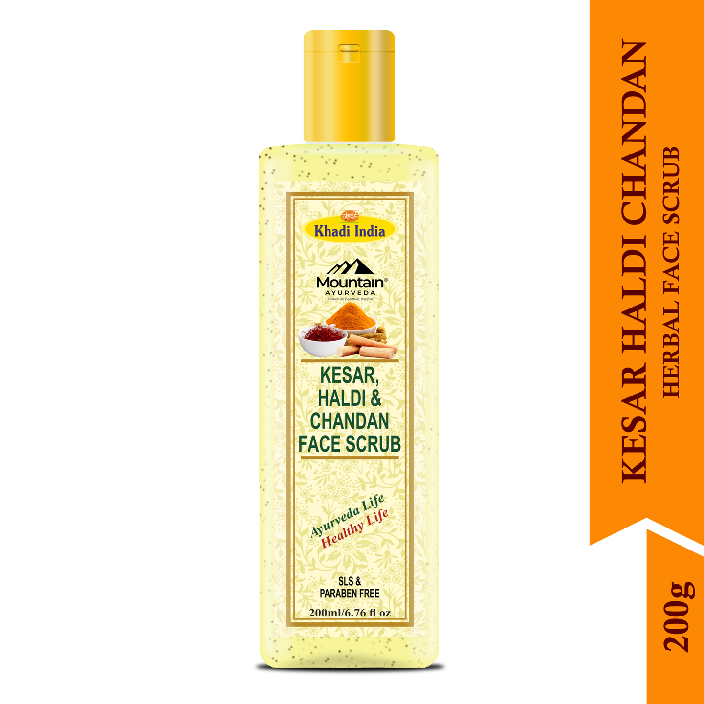 Janakshahi Kesar Haldi & Chandan Face Scrub 200 ml