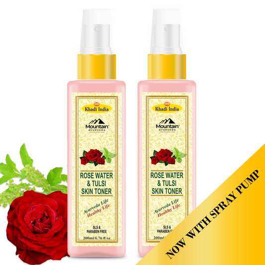 Janakshahi Rose Tulsi Toner 200 ml (Pack of 2)