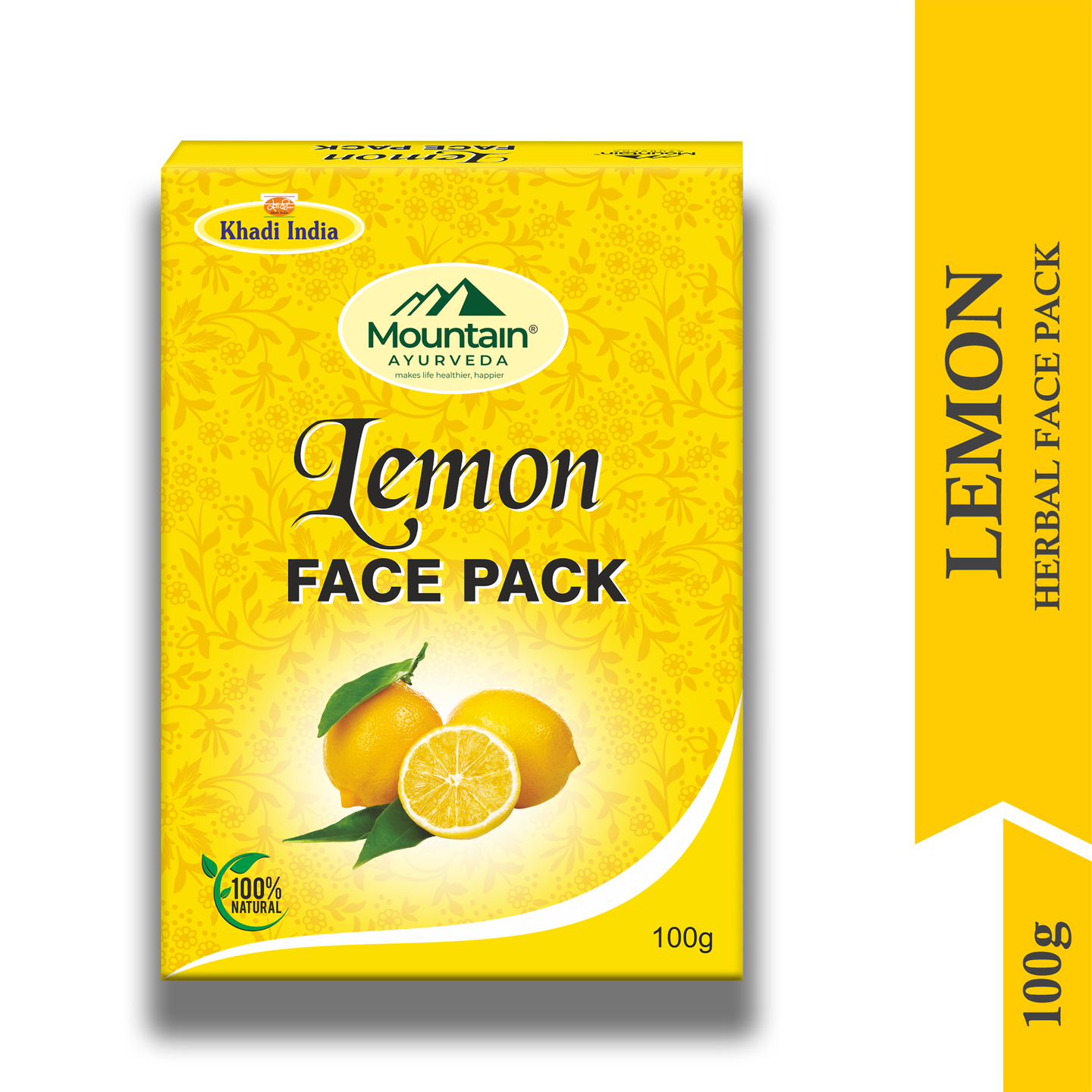 Mountain Ayurveda Lemon Face Pack 100g (Pack of 2)