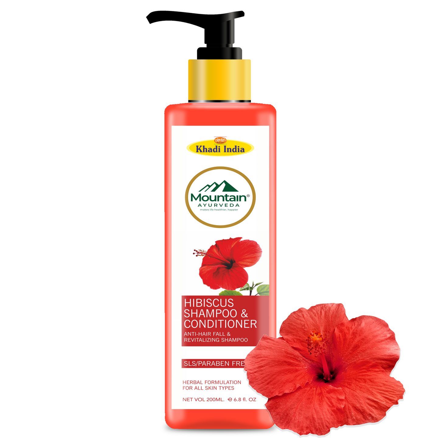 Mountain Ayurveda Hibiscus Shampoo 200 ml