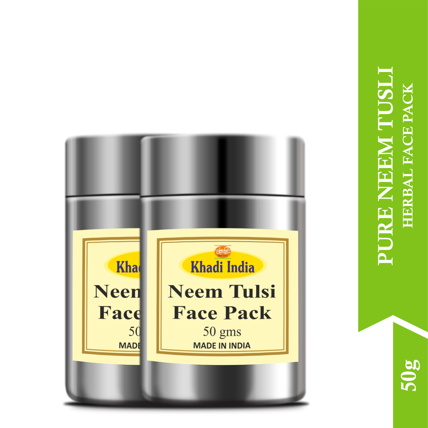 Khadi Neem Tulsi Face Pack 50g (Pack of 2)