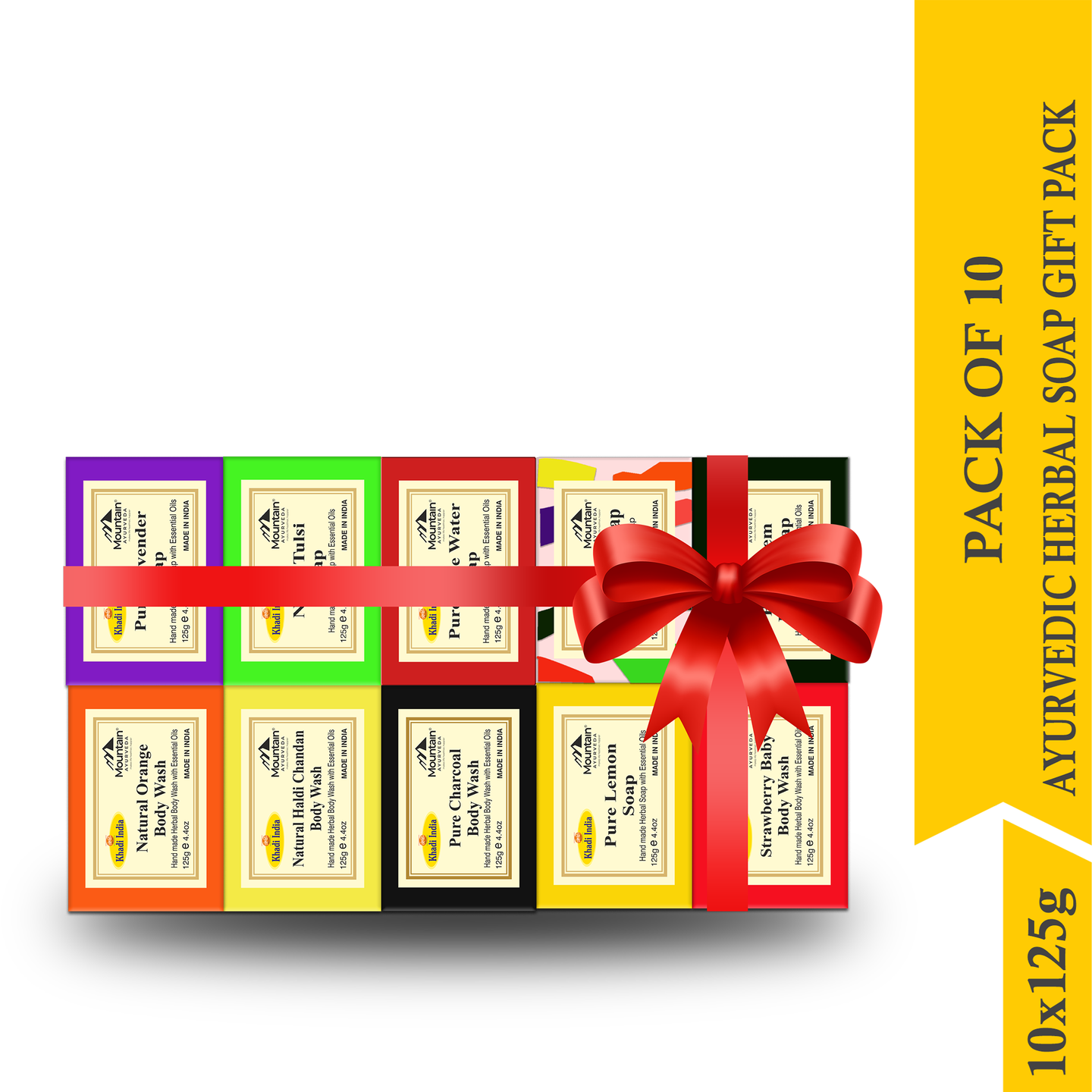 Khadi Gift Soap Combo of 10