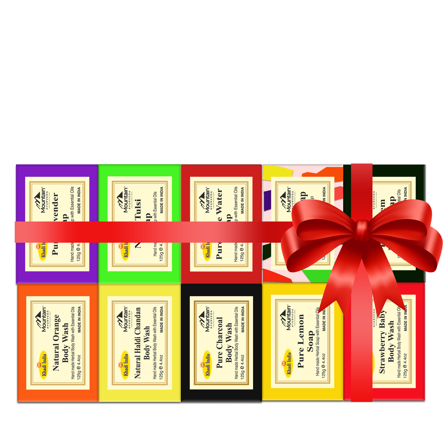 Khadi Gift Soap Combo of 10