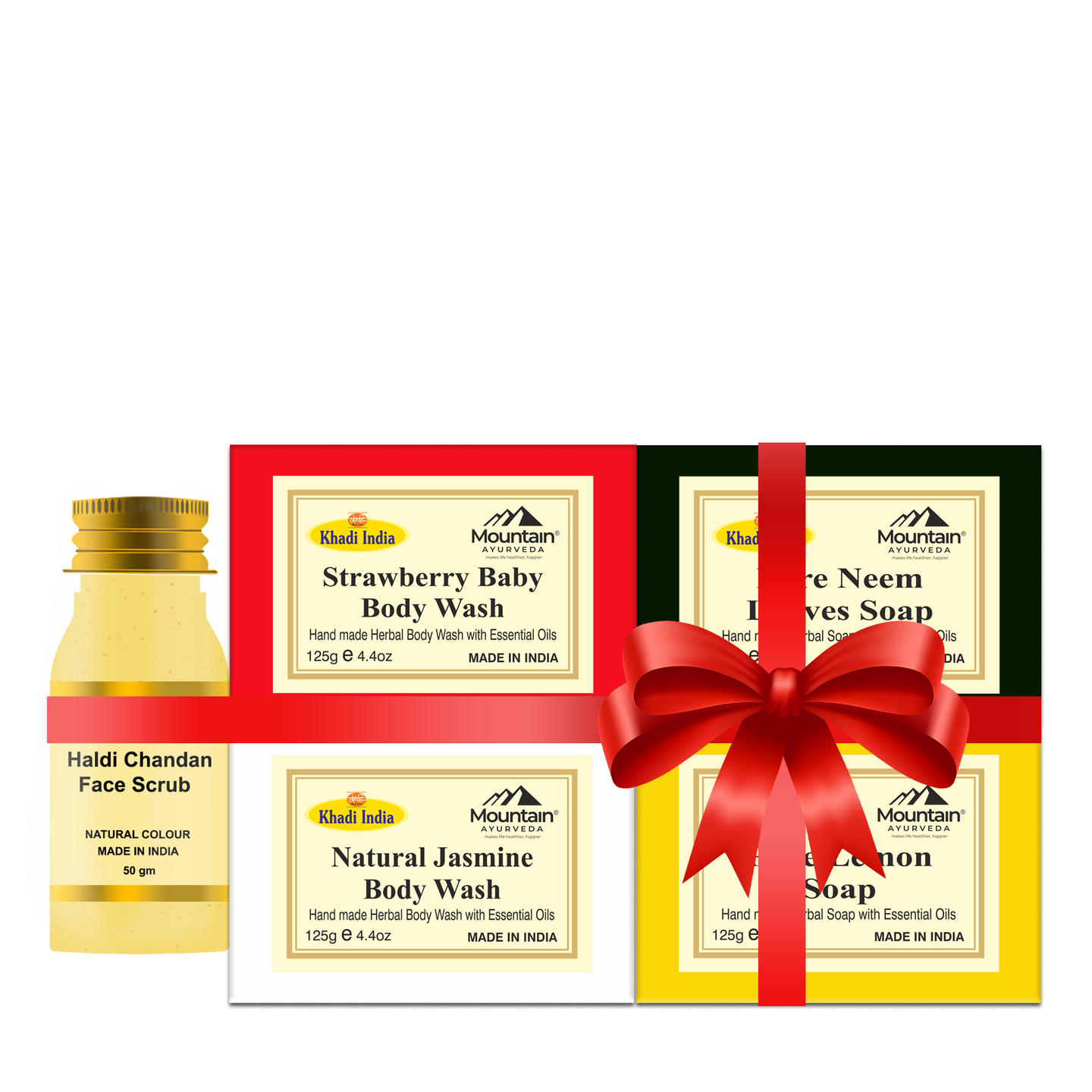 Khadi Gift Soap Combo of 4