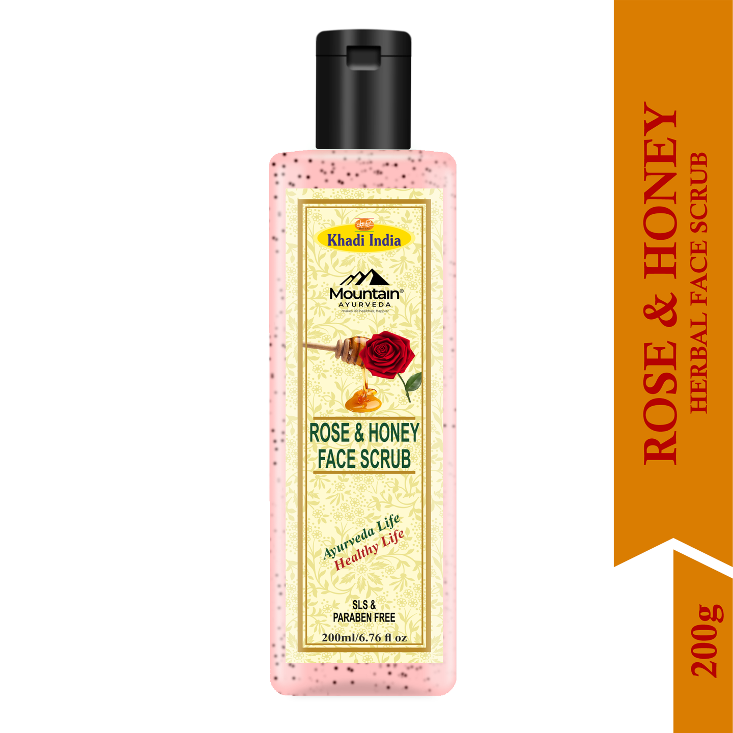 Janakshahi Rose Honey Face Scrub 200 ml