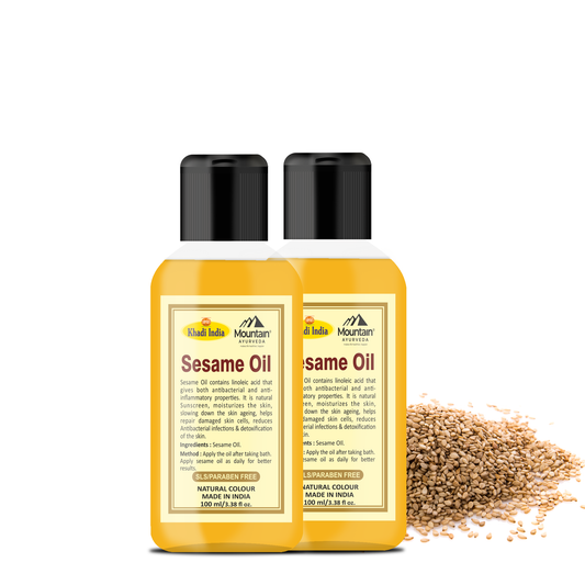 Khadi Sesame Seed Oil 100 ml (Pack of 2)