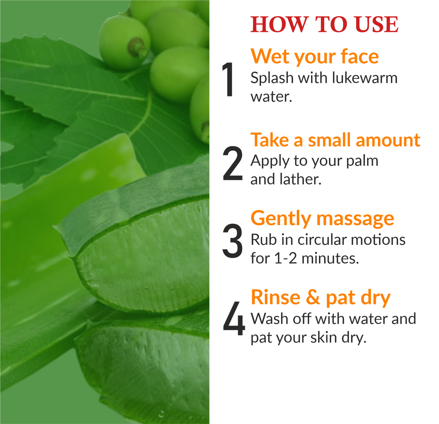 How to Apply Janakshahi Neem Aloe Vera Face Wash for Clear Skin