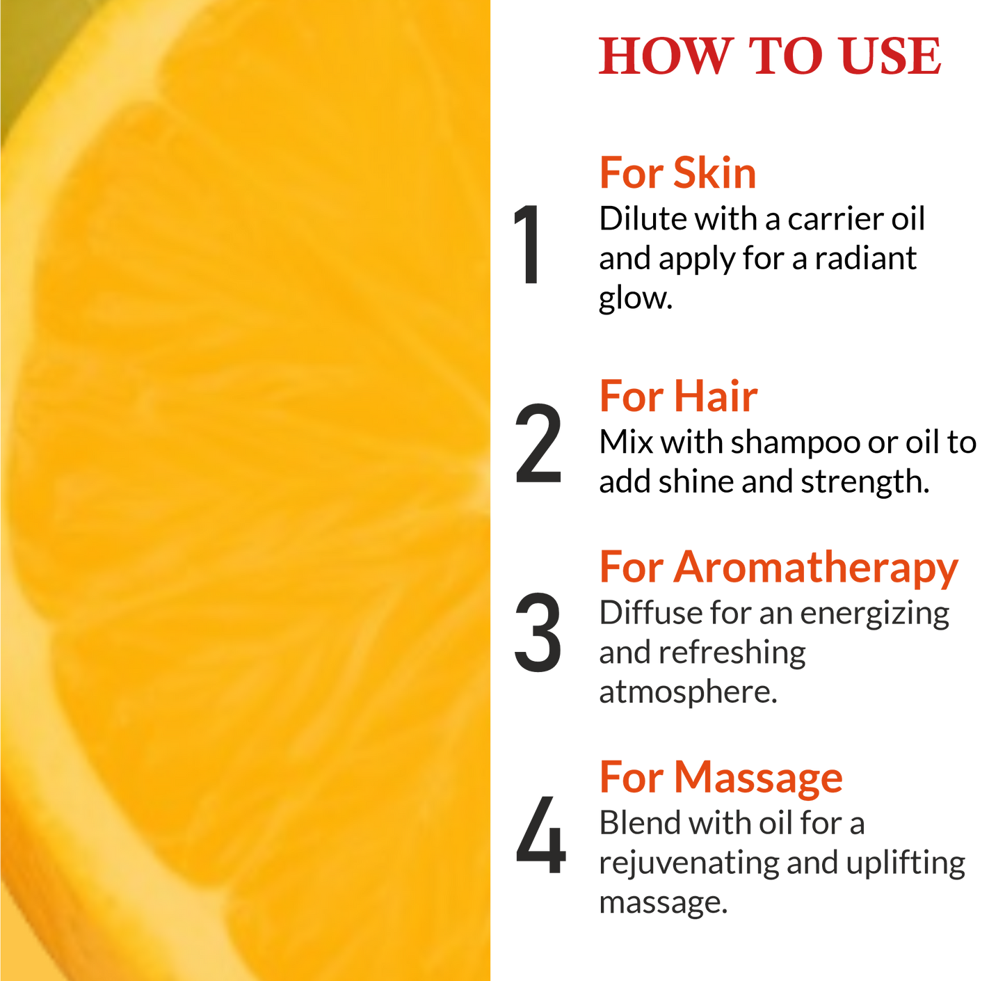 How to Use Khadi Orange Essential Oil for Skin, Hair & Mood Boosting