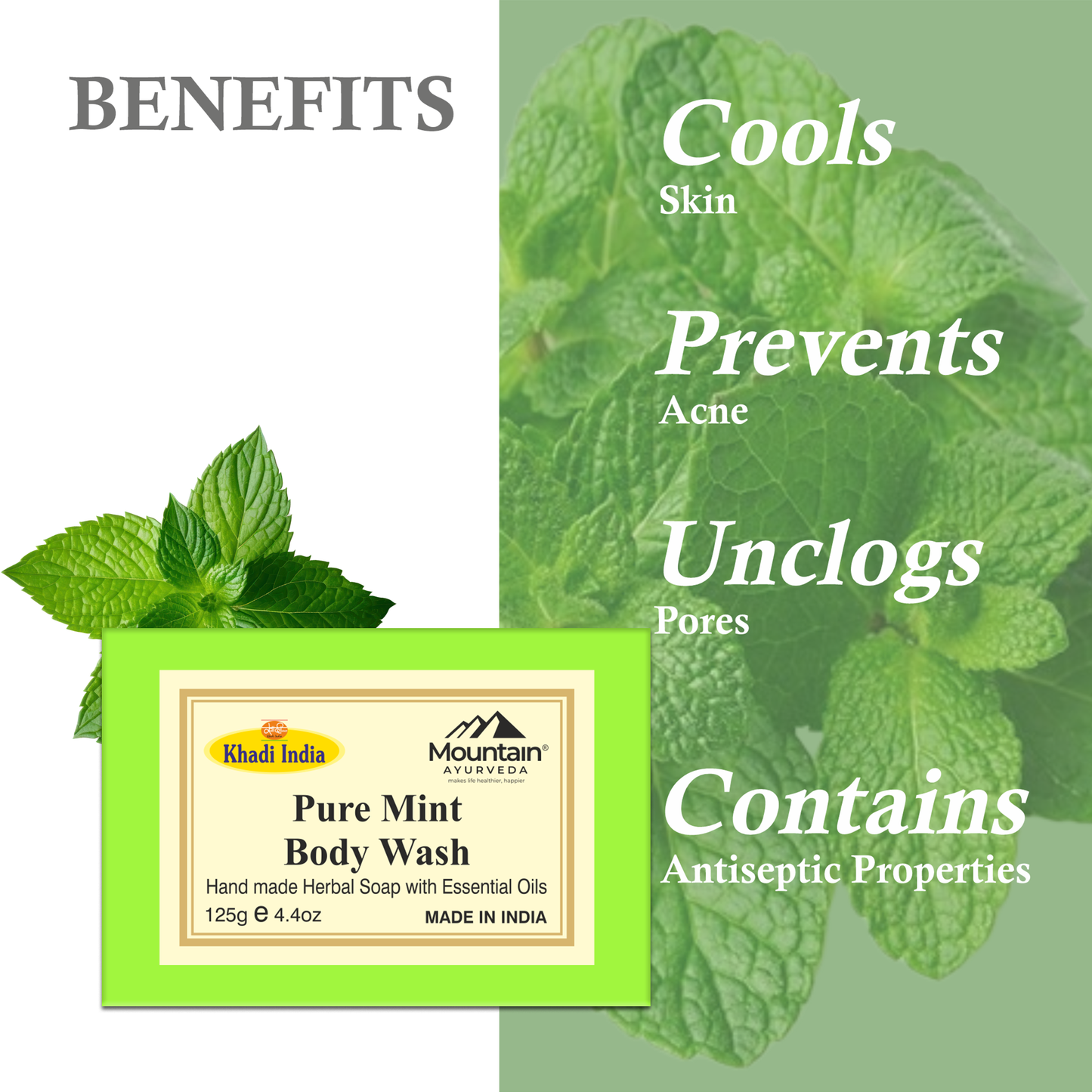 Benefits of Khadi Mint Soap – Cooling, Oil-Control & Acne Prevention