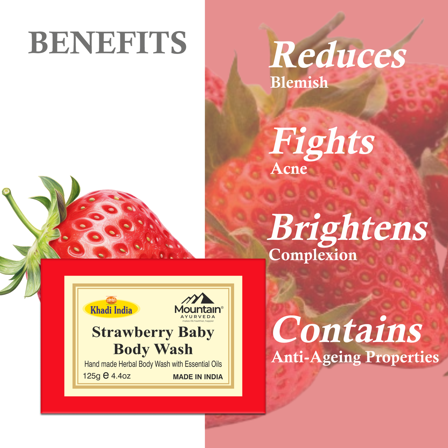 Benefits of Khadi Strawberry Soap – Moisturizing, Exfoliating & Skin Brightening